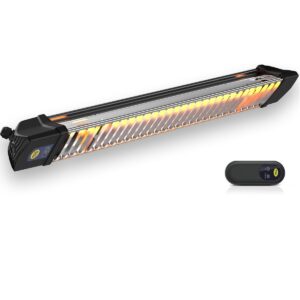 دفاية كوارتز بالأشعة تحت الحمراء مويل – قوة 1800 واط – مقاومة للماء – مع ريموت