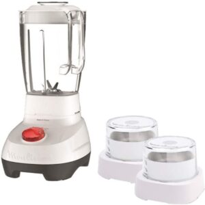 خلاط مولينكس سوبر مع مطحنتين – قدرة 700 واط، سعة 1.75 لتر، سرعتان + نبضة