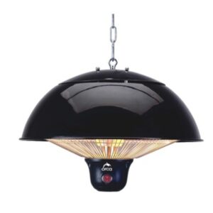 دفاية هالوجين أوركا – 1500 واط – نوع سقفي – مقاومة للماء – أسود